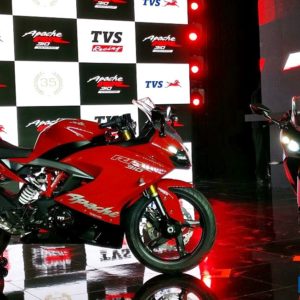 TVS Apache RR India Launch