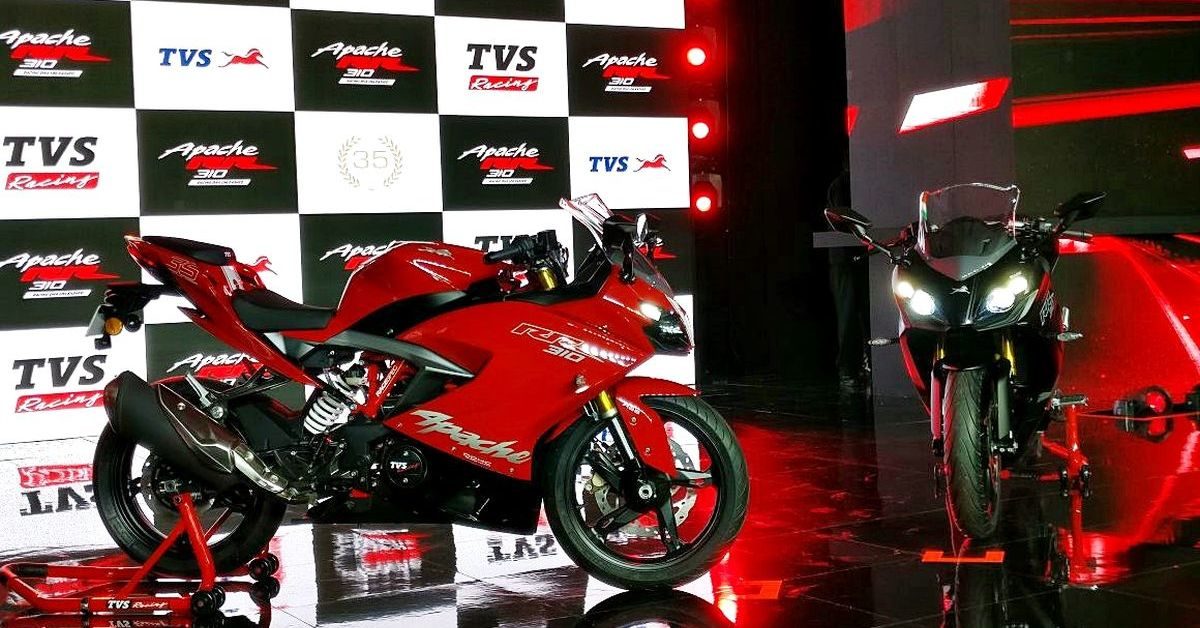 TVS Apache RR India Launch Walkaround Feature Image