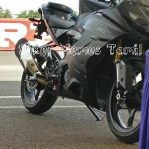 TVS Apache RR Spied On Track