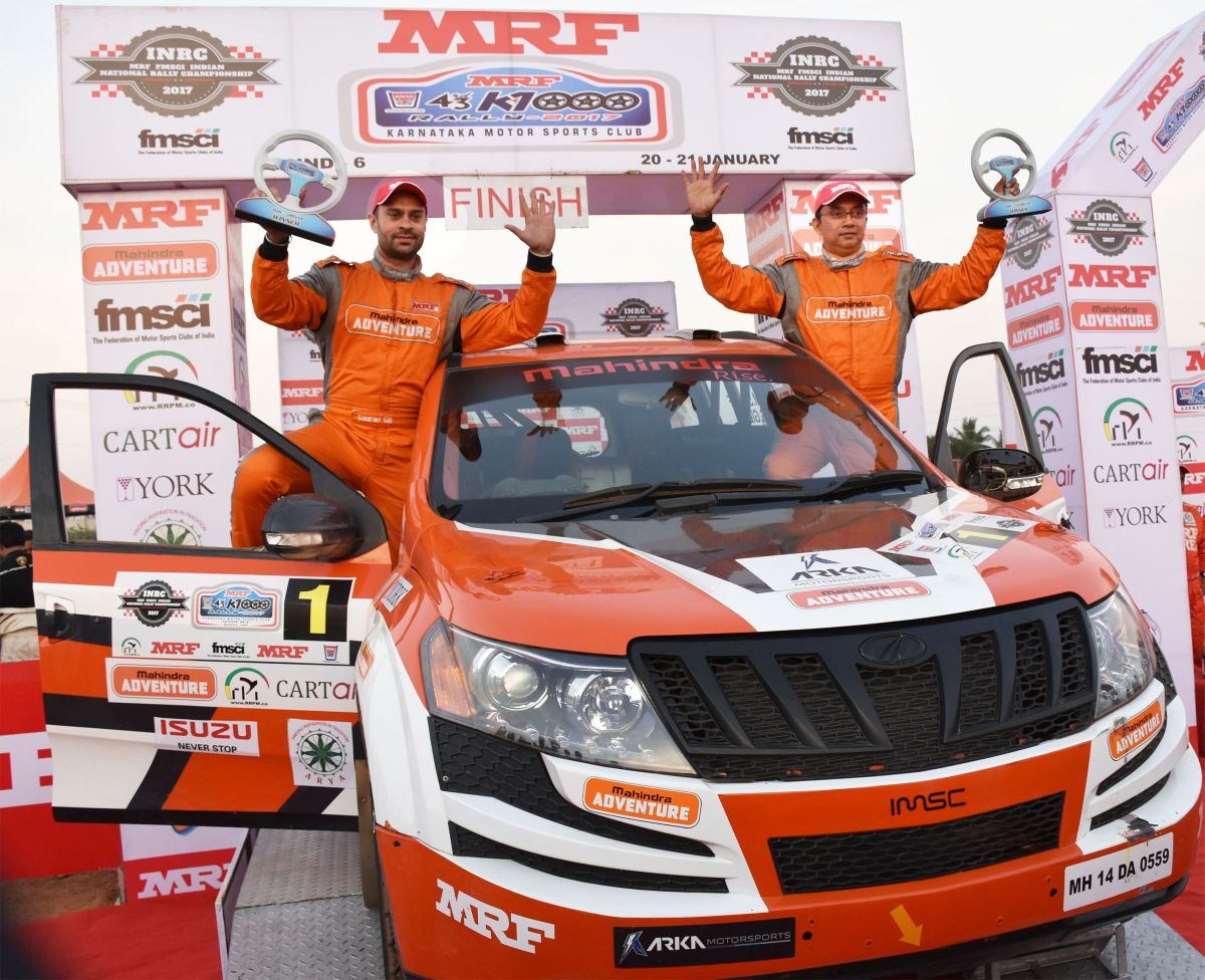 Gaurav Gill Clinches Fifth MRF FMSCI INRC Title