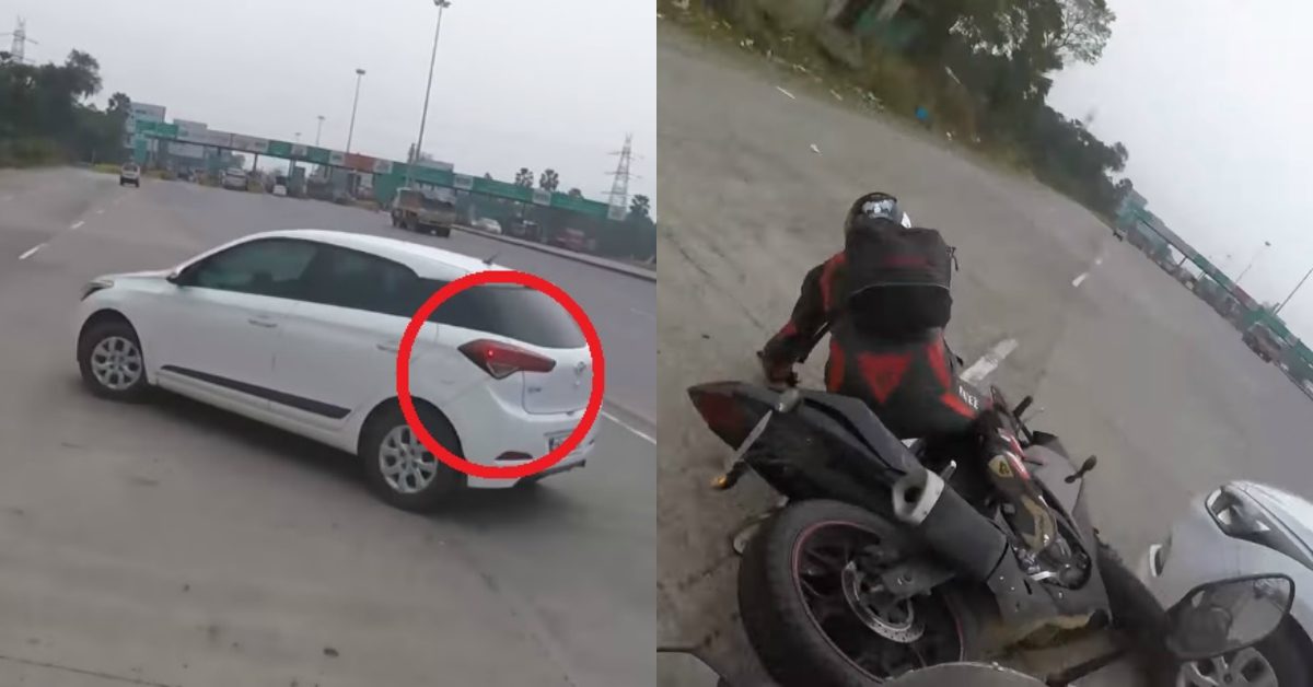 Honda CBRF Crashes Into Hyundai i Feature Image