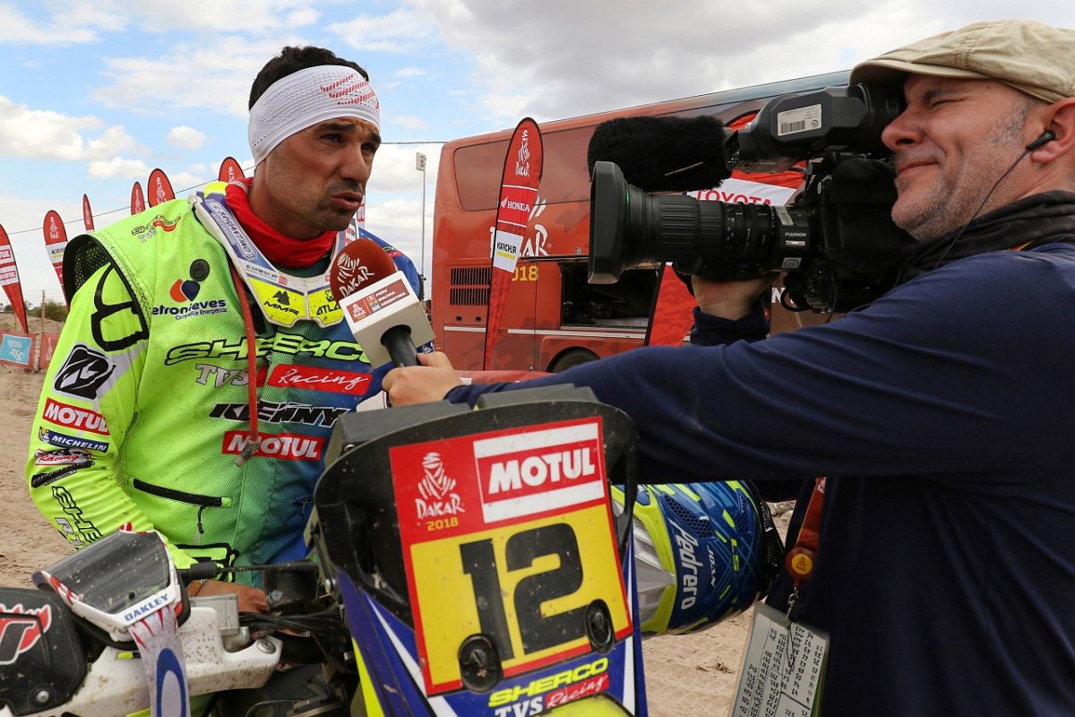 Joan Pedrero TVS Sherco Dakar