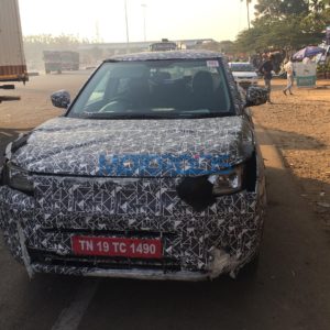 Mahindra S Compact SUV Spy Image