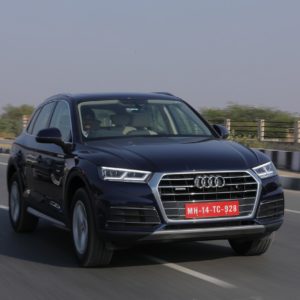New  Audi Q India action