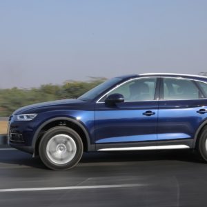 New  Audi Q India drive selector