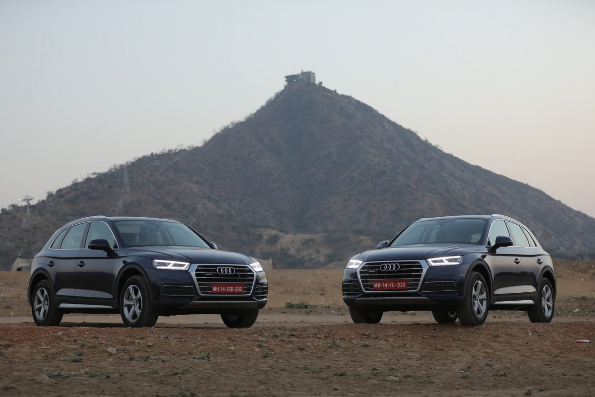 New  Audi Q India front