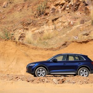 New  Audi Q India sift off roading