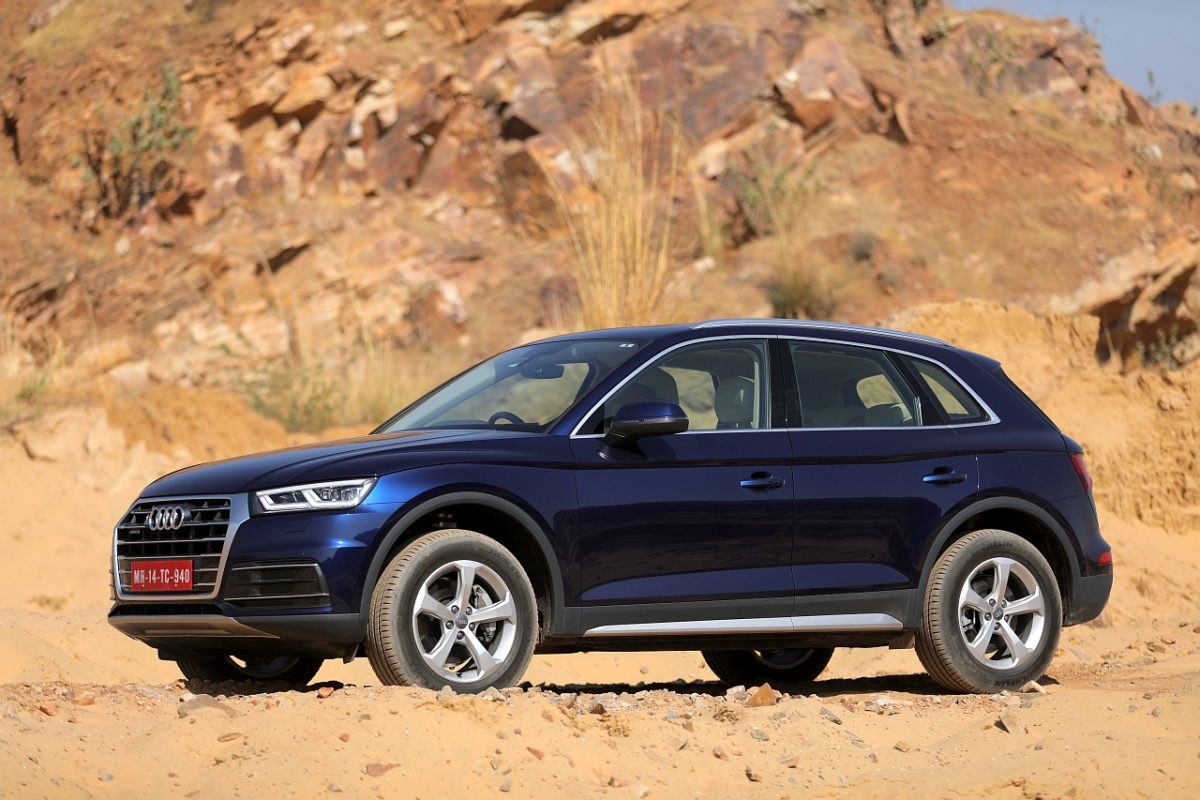 New  Audi Q India sift off roading