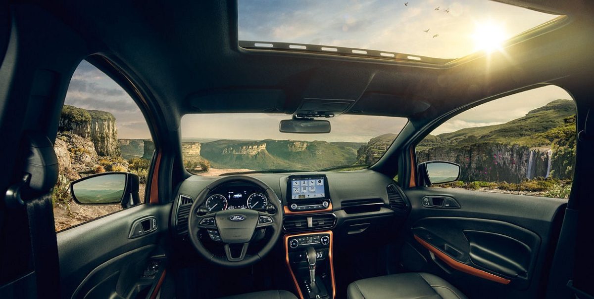 New  Ford Ecosport Storm interior dashboard