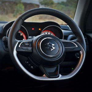 New  Maruti Suzuki Swift steering wheel