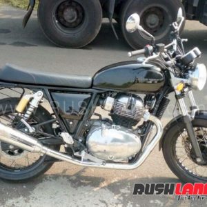 Royal Enfield Interceptor  spied in India