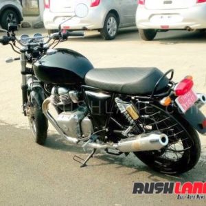 Royal Enfield Interceptor  spied in India