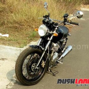 Royal Enfield Interceptor  spied in India