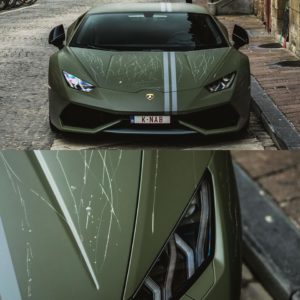 Scratched Lamborghini Huracan Avio