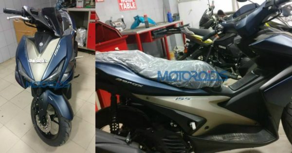 Yamaha Aerox  Reportedly Spotted In India Feature Image