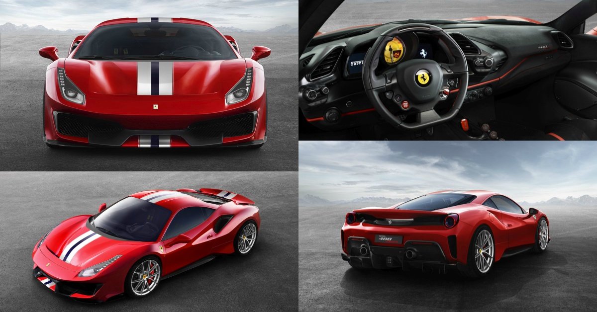 Official New Ferrari 488 Pista Revealed Gains Power And