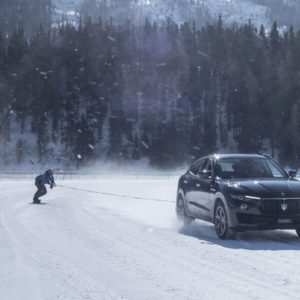 Jamie Barrow and Maserati Levante World Speed Record