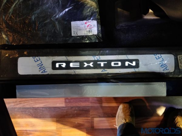 Mahindra G Rexton at the  Auto Expo