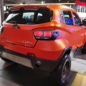 Mahindra KUV Xtreme rear  quarters