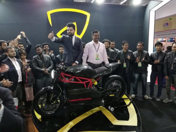 Menza Lucat At the Auto Expo