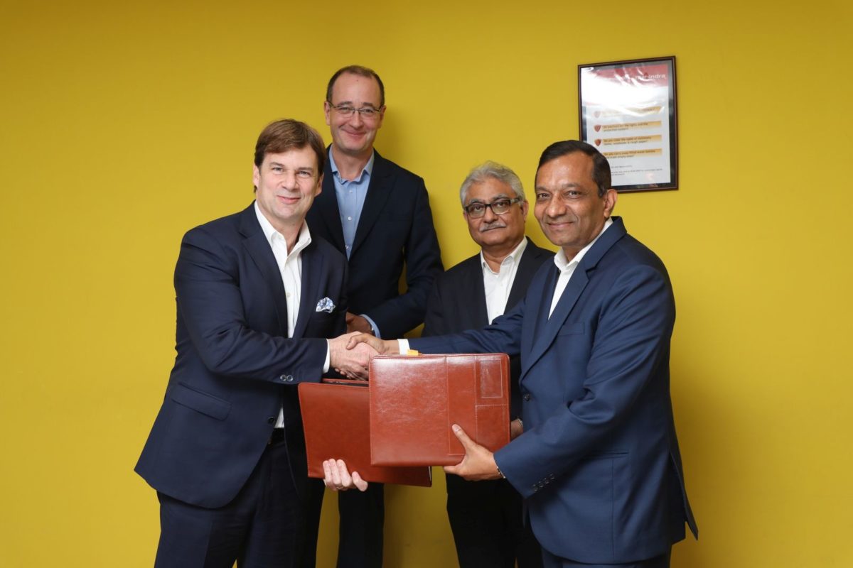 Ford Mahindra MoU Signing