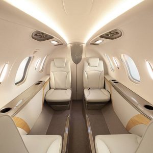 HondaJet airplane interior