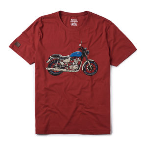 Royal Enfield City Slicker T Shirt Roving Red