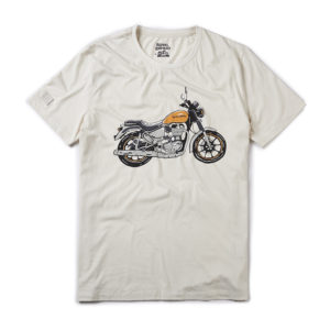 Royal Enfield City Slicker T Shirt Whimsical White