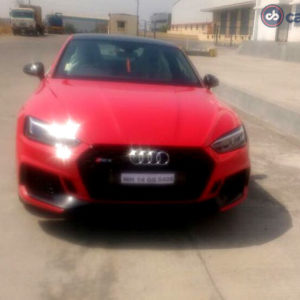 Audi RS spotted in India front