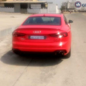 Audi RS spotted in India rear