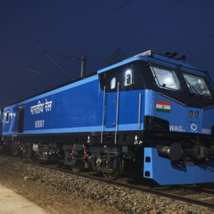 Alstom First e loco for India Official Images