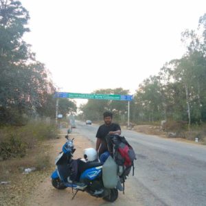 Arun Kumar Rides From Bangalore Honda Dio