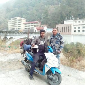 Arun Kumar Rides From Bangalore Honda Dio
