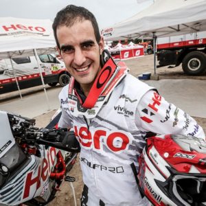 Hero MotoSports Team Rally rider Oriol Mena