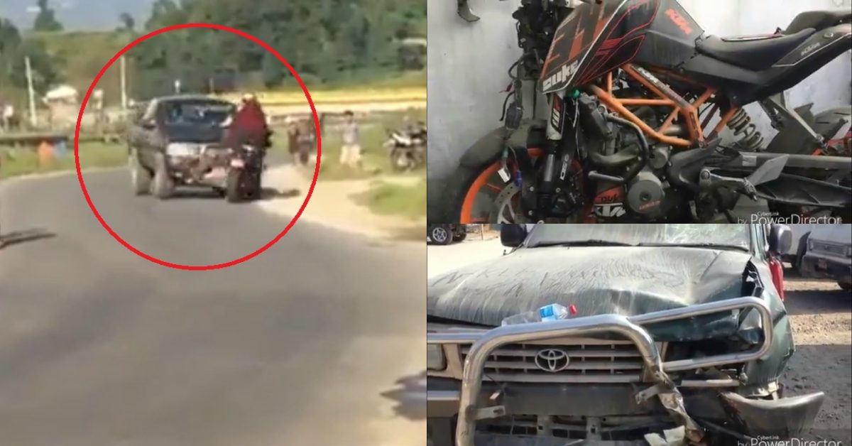 KTM  Duke Crash In Nepal Feature Image
