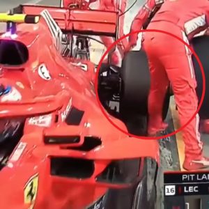 Kimi Raikkonen Runs Over Mechanic