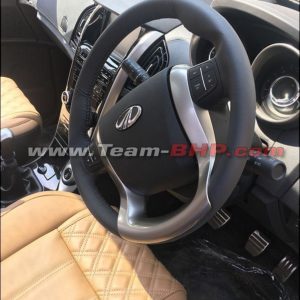 Mahindra XUV Interiors Spied