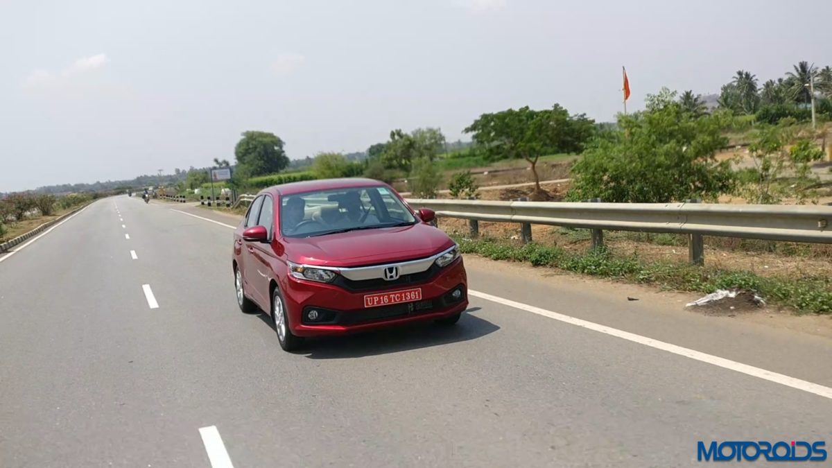 New  Honda Amaze Review Action Shots