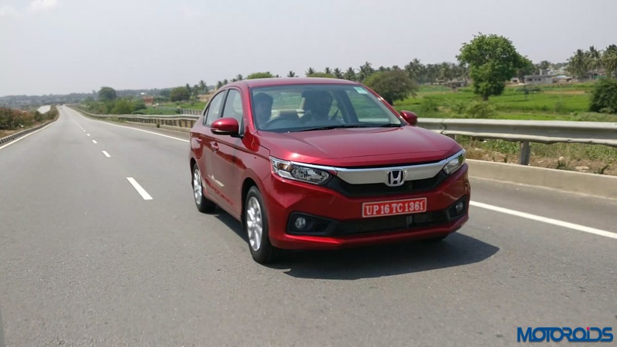 New  Honda Amaze Review Action Shots