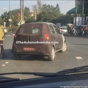 New Hyundai Santro Spied