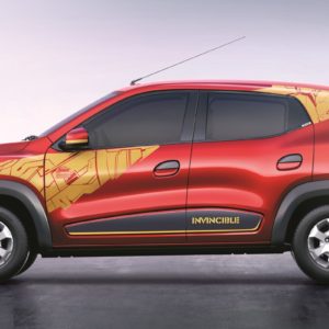 RENAULT KWID IRON MAN SIDE GRAPHICS