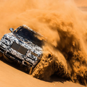 Rolls Royce Cullinan Goes Dune Bashing Dubai