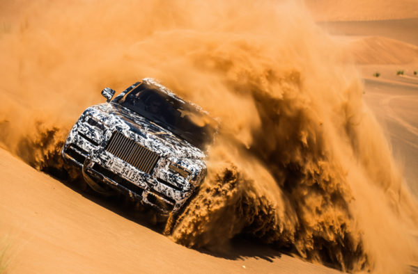 Rolls Royce Cullinan Goes Dune Bashing Dubai