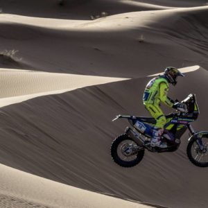 STAGE  OF THE MERZOUGA RALLY  TVS Racing