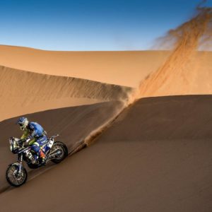 STAGE  OF THE MERZOUGA RALLY  TVS Racing