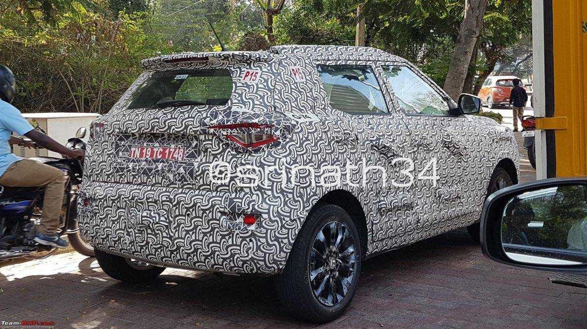 Test Mule Of Range Topping Mahindra S Spied Upclose