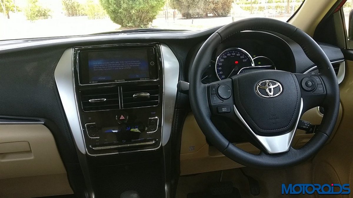 Toyota Yaris India dashboard
