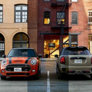 The new MINI  door and new MINI  door