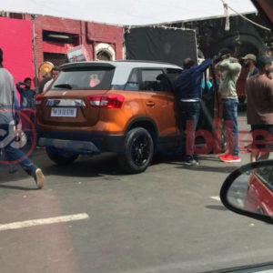 Maruti Suzuki Vitara Brezza orange colour