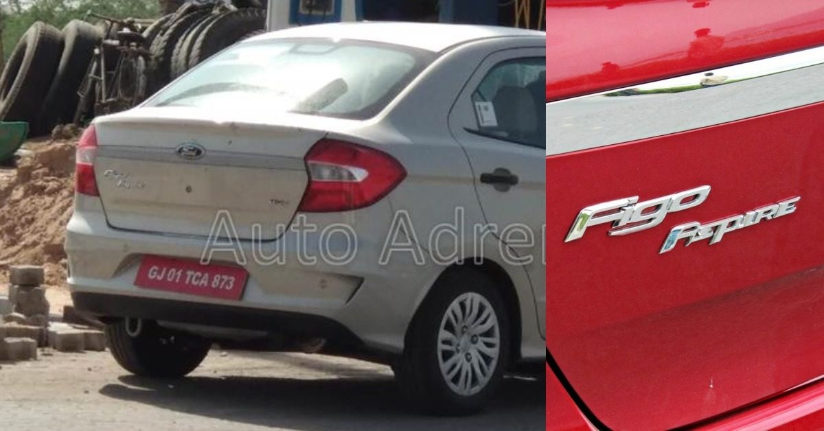 Ford Figo Aspire Spied Without Camo Feature Image